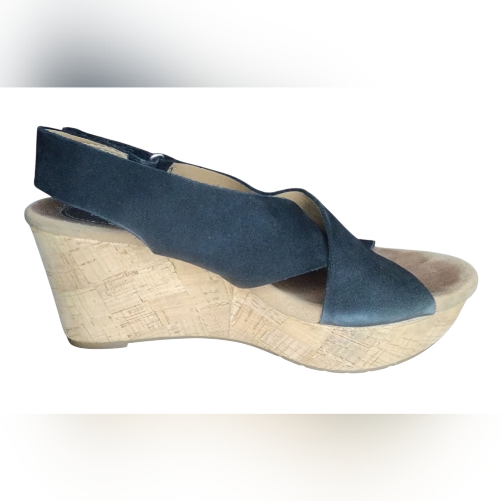 Clarks Annadel Eirwyn Wedge Suede Sandals, Womens 6.5 - Picture 7 of 10